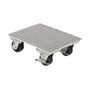 Vestil Aluminum Plate Dolly 14 In. x 18 In. 1,200 Lb. Cap, Blue