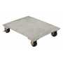 Vestil Aluminum Plate Dolly 24 In. x 30 In. 1,200 Lb. Cap, Blue