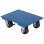 Vestil Steel Plate Dolly 14 In. x 18 In. 1,200 Lb. Cap, Blue