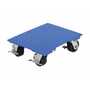 Vestil Steel Plate Dolly 18 In. x 24 In. Swivel 1,200 Lb. Cap, Blue