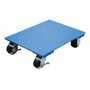 Vestil Steel Plate Dolly 18 In. x 24 In. 1,200 Lb. Cap, Blue