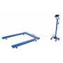 Vestil Steel Heavy-Duty U Shape Platform Scale 6,000 Lb. Cap, Blue