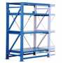 Vestil VRSOR-A-60 Steel Roll Out Shelving Add-On Unit, 32"l X 57"w X 80"h, 6,000 Lb. Cap