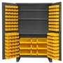 Vestil VSC-JC-137 Storage Cabinet 137 Bins 48x78