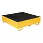 Vestil VSRB-YL-4 Drum Retention Basin 49"x49"x14"