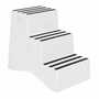 Vestil Polyethylene Marine Step Stool 3 Step White