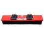 Vestil Aluminum Fork Truck Mounted Sweeper 48 In. Wide Brush Red
