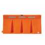 Vestil Polyethylene Traffic Barriers 6 Ft. Wide, Orange Strip