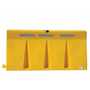 Vestil Polyethylene Traffic Barriers 6 Ft. Wide, Yellow Strip