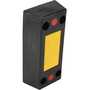 Vestil Rubber Rectangle Molded Bumper 24 In. x 12 In. x 6 In. Black