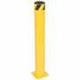 Vestil Steel Pipe Safety Bollard 42 In. x 5-1/2 In, Yellow