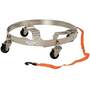 Vestil® DRUM-QUAD-CS-SS 55-Gallon Stainless Steel Drum Dolly