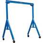 Vestil FHS-2 Steel Fixed Gantry Crane w/ Swivel Casters, 2000 lb Cap