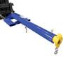 Vestil Steel Economy Telescoping Lift Boom 30 In. Fork Pocket Center 4,000 Lb. Capacity Blue and Yellow