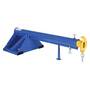 Vestil Steel Telescoping Lift Boom 30 In. Fork Pocket Center 4,000 Lb. Capacity Blue and Yellow