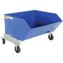 Vestil Steel Portable Tilting Hopper 1 Cubic Yard 2,000 Lb. Cap, Blue