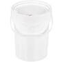 Vestil® PAIL-SCR-5-W White 5-Gallon Heavy-Duty Bucket