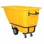 Vestil TDT-50-HD-YELLOW .5 CU YD HD Tilt Truck 1.4K Ylw