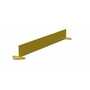 Vestil VDKR-3-BP-TB Toe Board for VDKR W/Base Plates, 36" Yellow