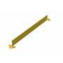Vestil VDKR-4-BP-TB Toe Board for VDKR W/Base Plates, 48" Yellow