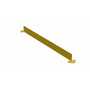 Vestil VDKR-5-BP-TB Toe Board for VDKR W/Base Plates, 60" Yellow