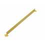 Vestil VDKR-6-BP-TB Toe Board for VDKR W/Base Plates, 72" Yellow