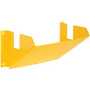 Vestil Steel Wheel Chock Holder 4 Mounting Holes 40 Lb. Cap, Yellow