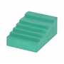 Vestil Urethane Pallet Truck Wedge with Magnet 5-3/4 In. x 4 In. x 2-1/4 In. Green