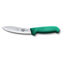 Victorinox 5.7904.12 Skinning Knife 5", Green Fibrox Handle