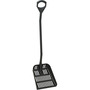 Vikan 56049 One-Piece Ergonomic Black Shovel, 51.6 x 13.8" x 8.7"