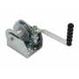 Vestil Steel Single Wall Mounted Hand Winch 1500 Lb. Cap, Silver