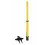 Vestil Plastic Web Barrier Stake Yellow / Black