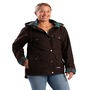 Berne WCH65 Women's Softstone Duck Barn Coat, M, Dark Brown