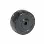Vestil Hard Rubber Wheel 2 In. Diameter 100 Lb. Cap, Black