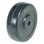 Vestil Hard Rubber Wheel 3 In. x 1 In. Width 125 Lb. Cap, Black