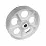 Vestil Semi Steel Wheel 10 In. x 2-1/2 In. Width Silver