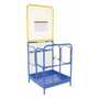 Vestil WP-3636-84B-DD Work Platform 2Door,84"Back 36x36