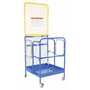 Vestil WP-3636-CA-84B-DD Work Platform 2Door,Casters,84"Back