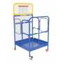 Vestil WP-3636-CA-DD Work Platform 2Door,Casters 36x36