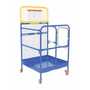 Vestil WP-3636-CA Steel Work Platform Casters 36x36