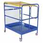 Vestil WP-3648-CA-84B Work Platform Casters,84"Back 36x48