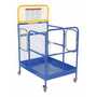 Vestil WP-3648-CA-DD Work Platform Casters,2Door 36x48