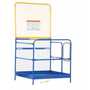 Vestil WP-4848-84B Steel Work Platform 84"Back 48x48