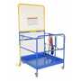 Vestil WP-4848-CA-84B-FF Full Feature Casters, 84"Back 48x48