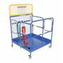 Vestil WP-4848-CA-DD-FF Full Feature Casters,2Door 48x48