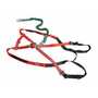 Vestil Nylon 2XL Work Platform Harness with Lanyard Red