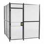 Vestil WPC-10X10-3NC 10x10 3Side No Ceiling Cage