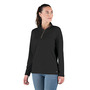 Berne WSH14 Women's Midweight UPF Quarter-Zip, S, Black