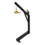 Vestil Steel Hitch Mounted Truck Jib Crane With Magnet 600 Lb. Capacity Black