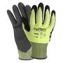 FlexTech Y9236 Hi-Viz Yellow Nitrile Palm Cut Gloves ANSI Cut Level A4